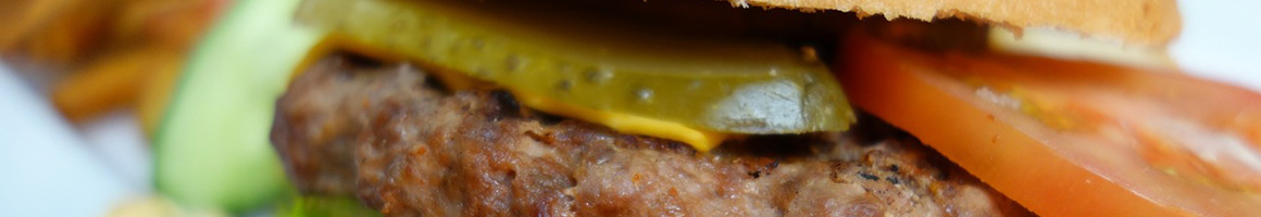 Eating American (Traditional) Burger Food Stand at Tempest Bar & Box Kitchen restaurant in San Francisco, CA.